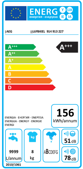 AEG LF6KIEL wasmachine met inverter motor en Pro-Sense technologie