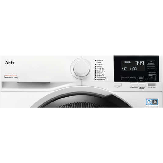 AEG LR6ALPHEN Wasmachine met groot display, Aquacontrol