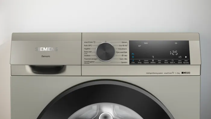 Siemens WG44G2FXNL zilver Wasmachine met aquastop en i-dos dosering